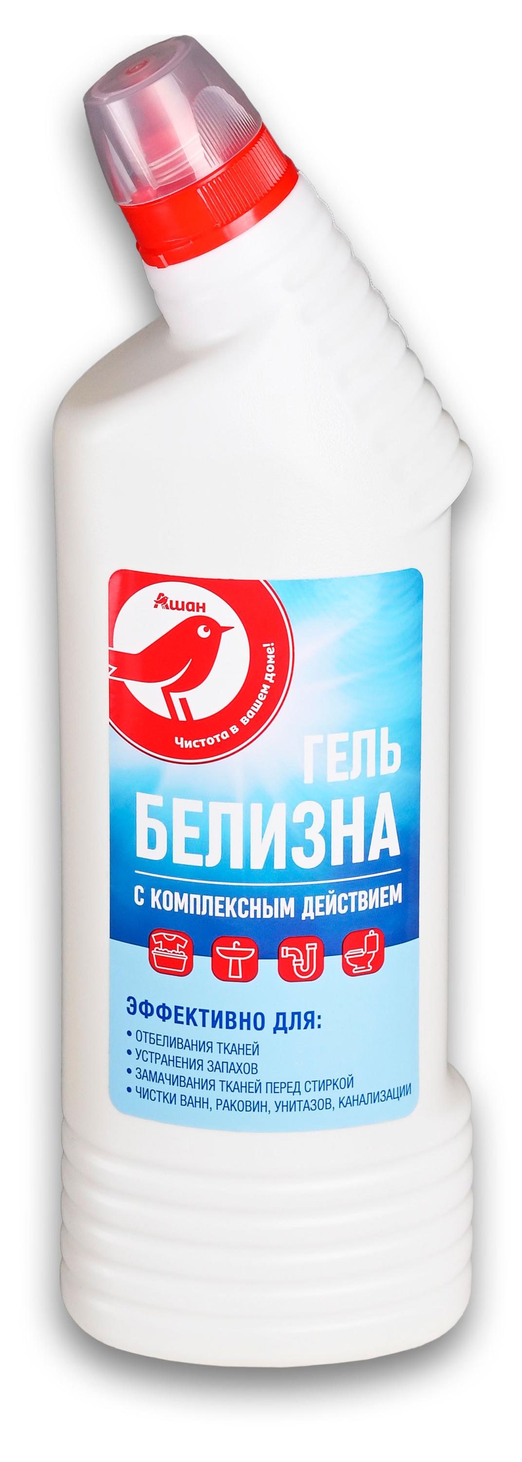 Изображение товара Гель с комплексным действием АШАН Красная птица Белизна, 750 мл