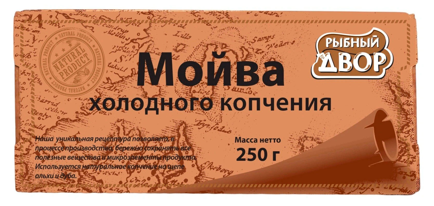 

Мойва холодного копчения Рыбный Двор неразделанная, 250 г