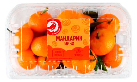 

Мандарины АШАН Красная птица мини, 450 г