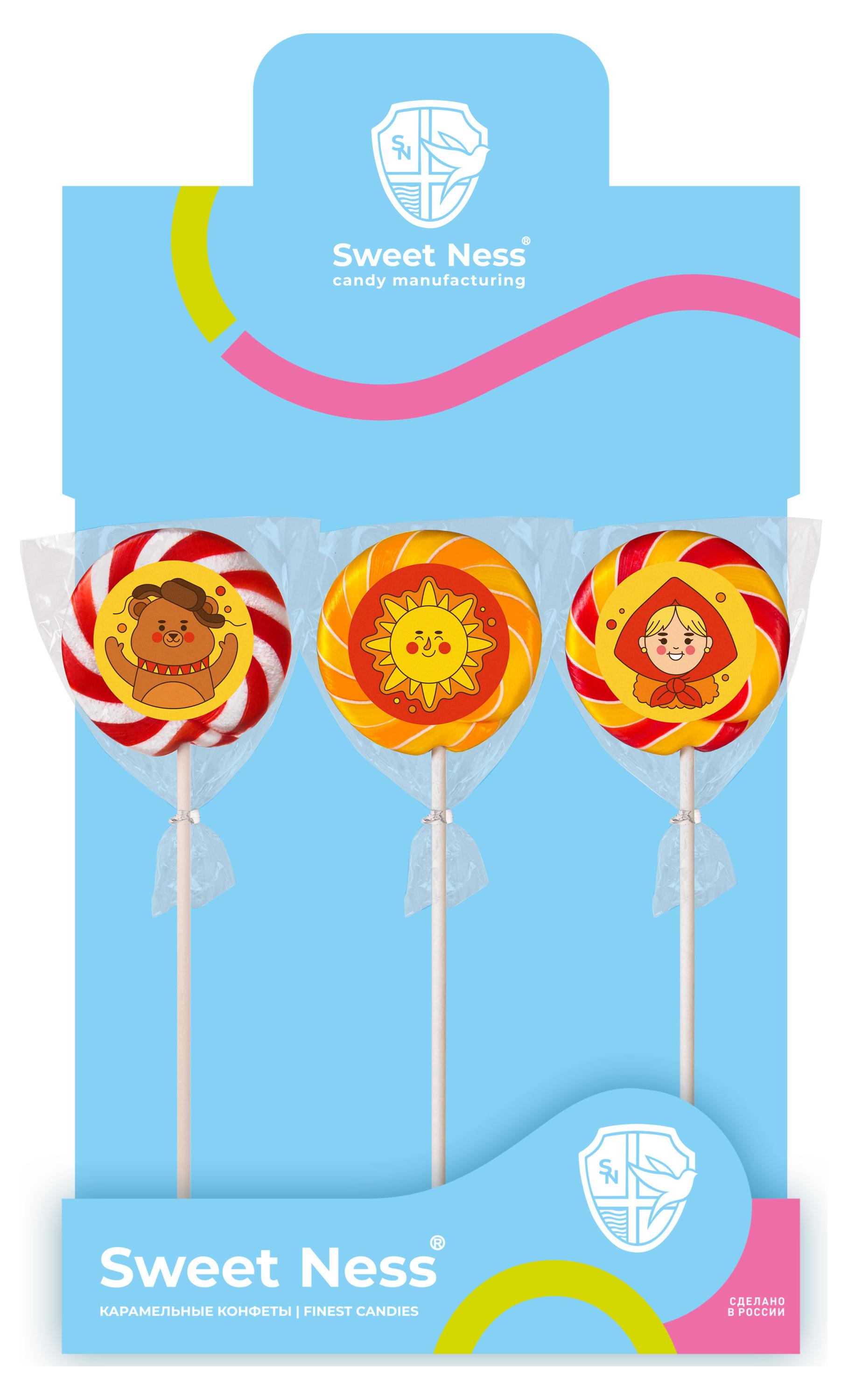 

Карамель леденцовая Sweet Ness Масленичные гуляния, 15 г в ассортименте
