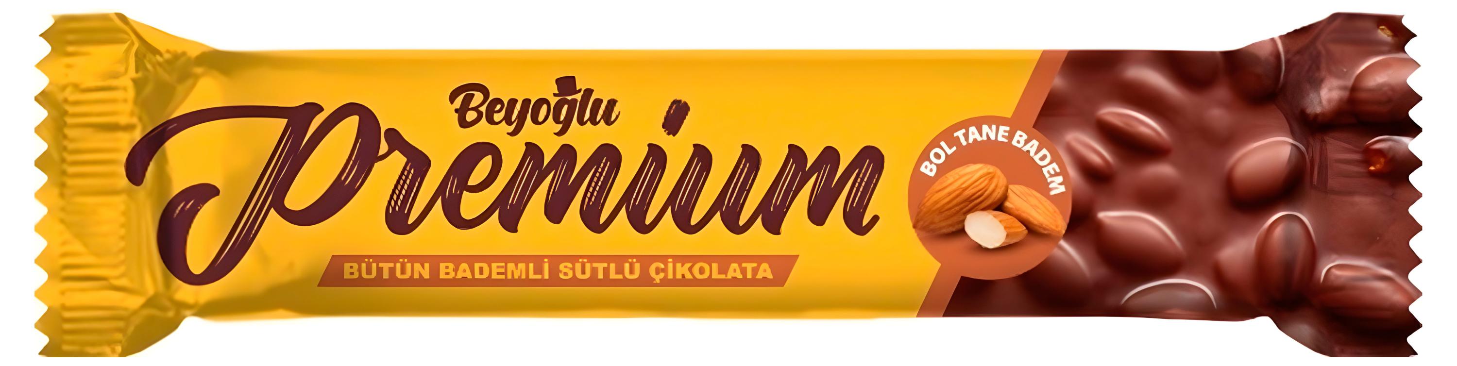 

Шоколад молочный Beyoglu Premium с цельным миндалем, 75 г