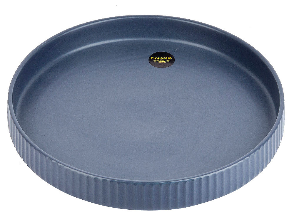 

Блюдо Nouvelle Home Scandi синие, D 24,5 H 3,5 см