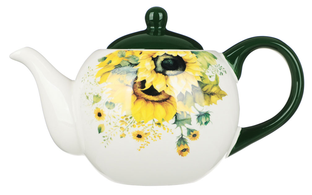 

Чайник заварочный MILLIMI Подсолнухи керамическая, 900 мл