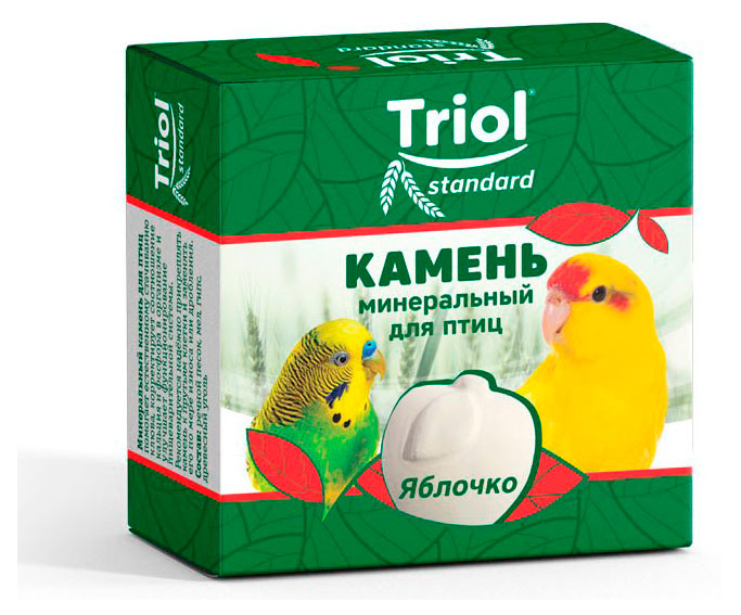 

Камень минеральный для птиц Triol Яблочко, 30 г
