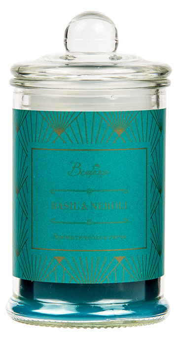 

Свеча ароматическая Вещицы Basil & Neroli