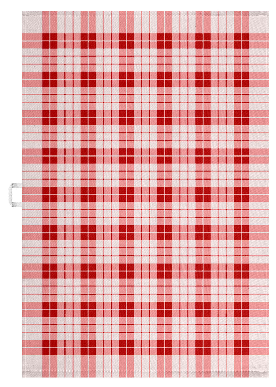 

Полотенце кухонное Cleanelly Basic красное в клетку, 50х70 см