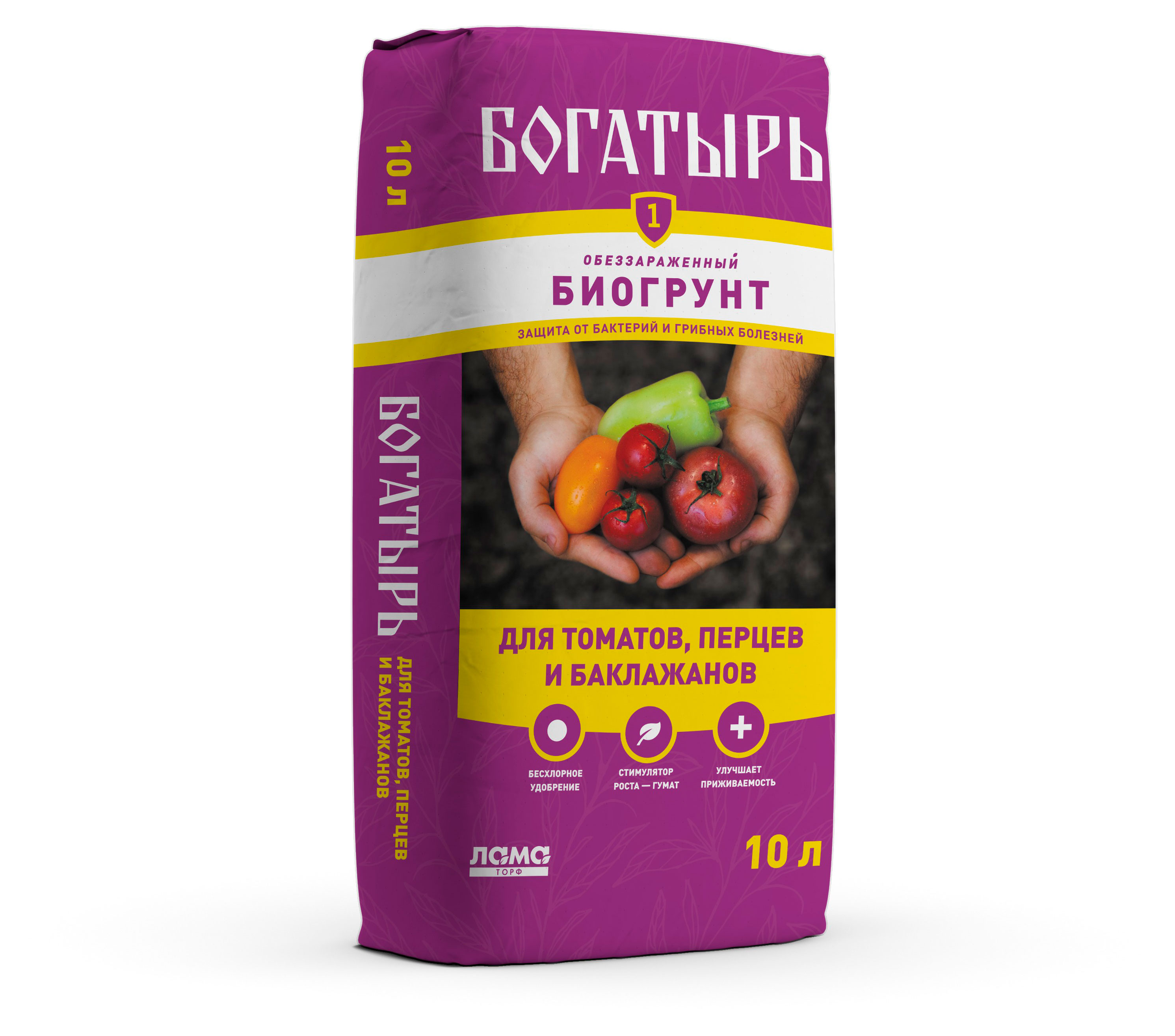 

Биогрунт Богатырь Для томатов, 10 л