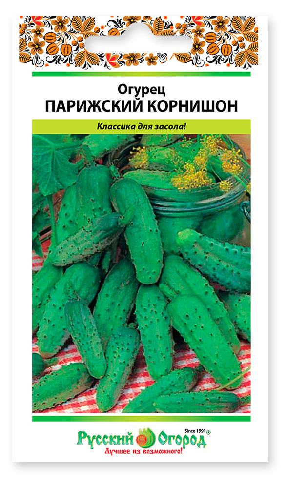

Семена Русский Огород Огурец Парижский корнишон