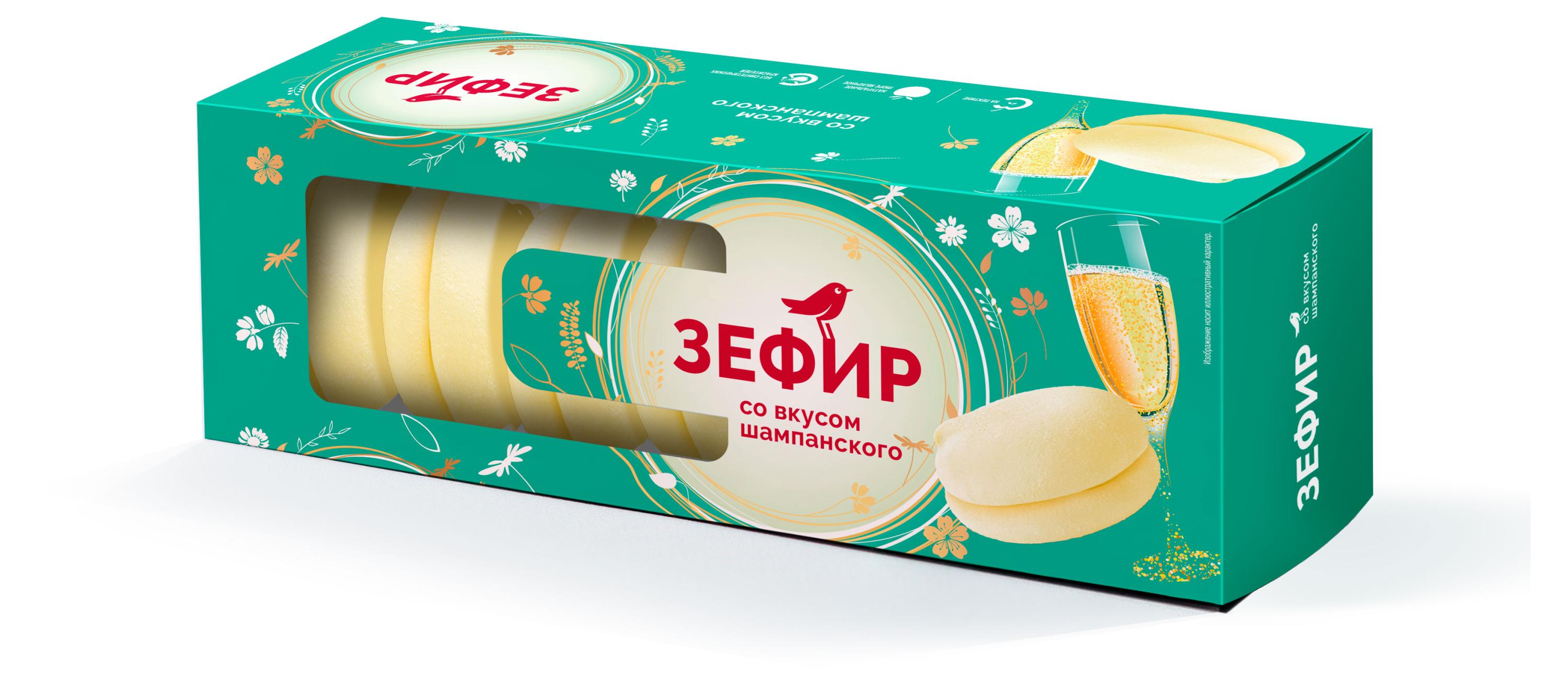 

Зефир АШАН Красная птица со вкусом шампанского, 210 г