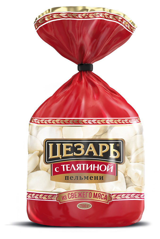 

Пельмени Цезарь с телятиной, 700 г