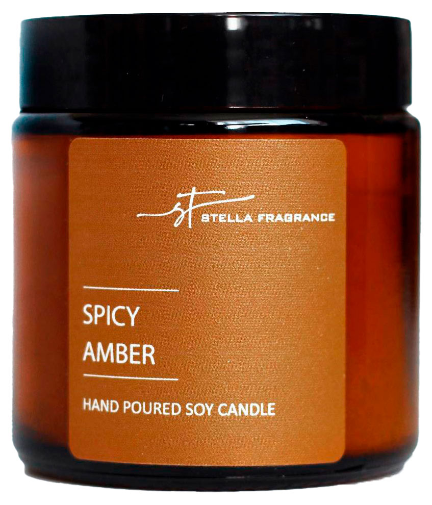 

Свеча ароматическая Stella Fragrance Spice Amber, 90 г