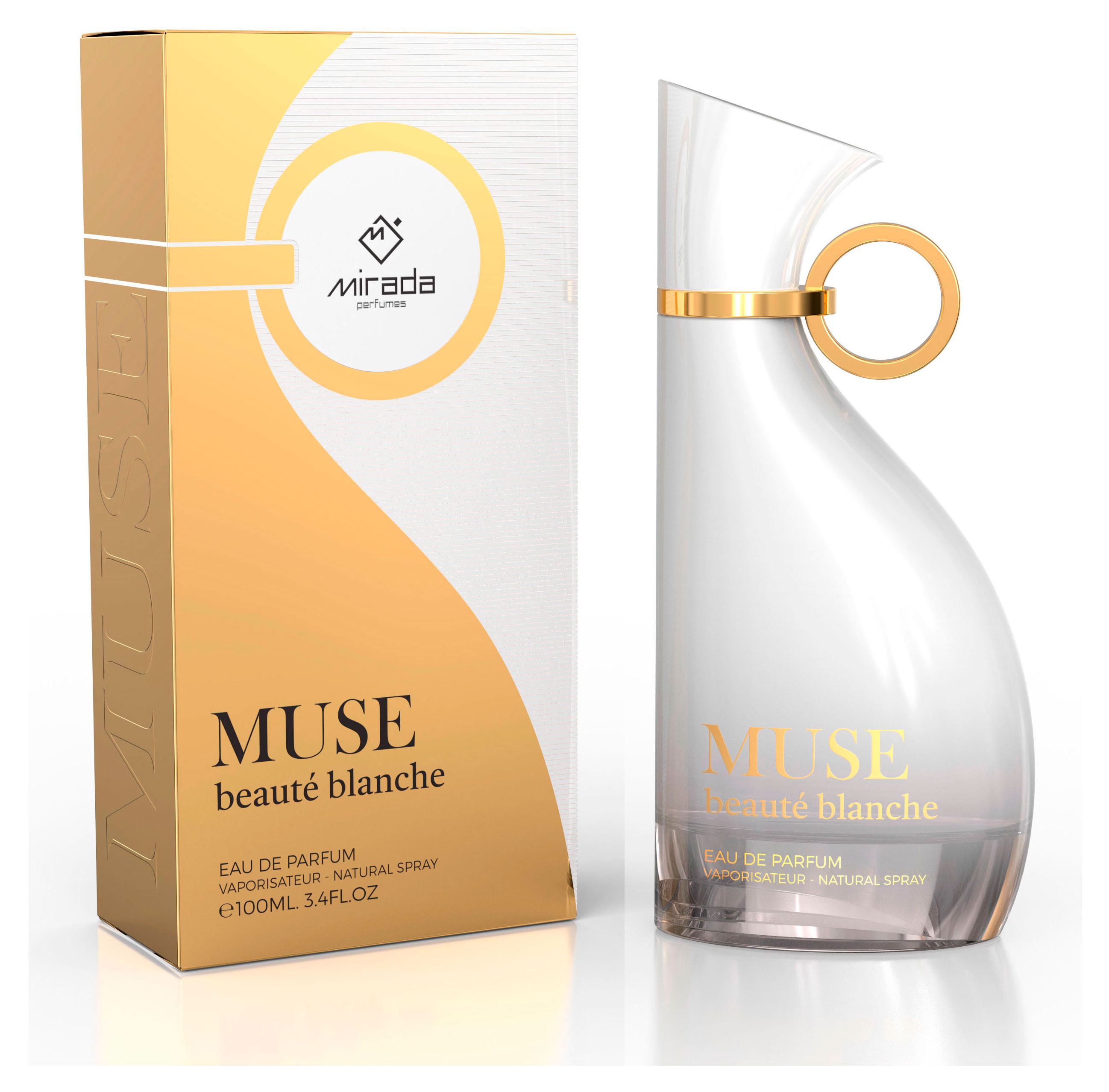 

Вода парфюмерная для женщин Mirada Muse Beaute Blanche, 100 мл