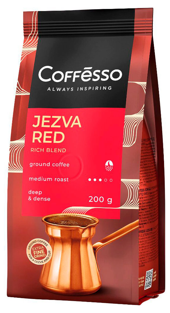 

Кофе молотый Coffesso Jezva Red, 200 г