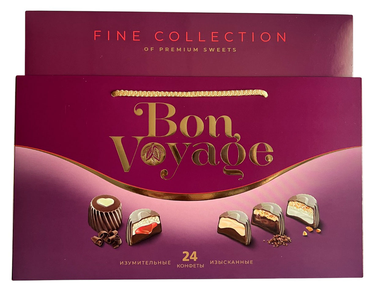 

Набор конфет Bon Voyage Ассорти фиолетовый, 370 г