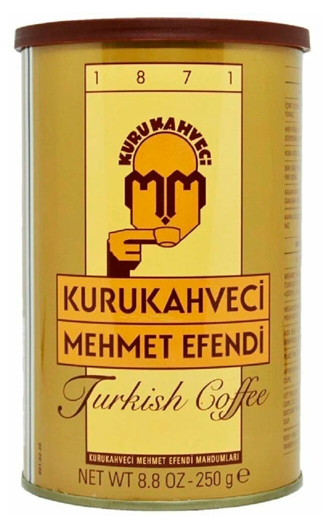 

Кофе молотый Kurukahveci Mehmet Efendi натуральный жареный, 250 г