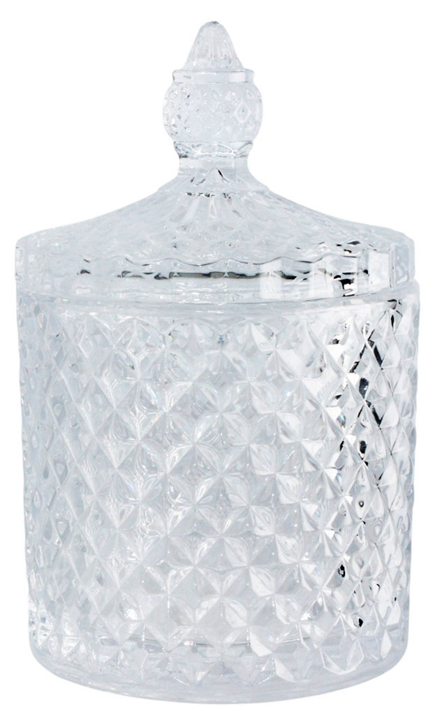 

Ваза для варенья и меда АС-Декор прозрачная, d 8,5 х h 13,8 см