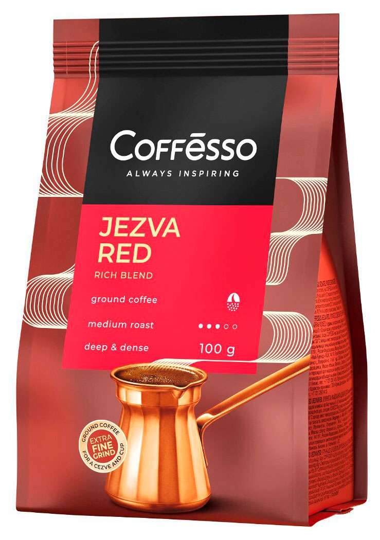 

Кофе молотый Coffesso Jezva Red, 100 г