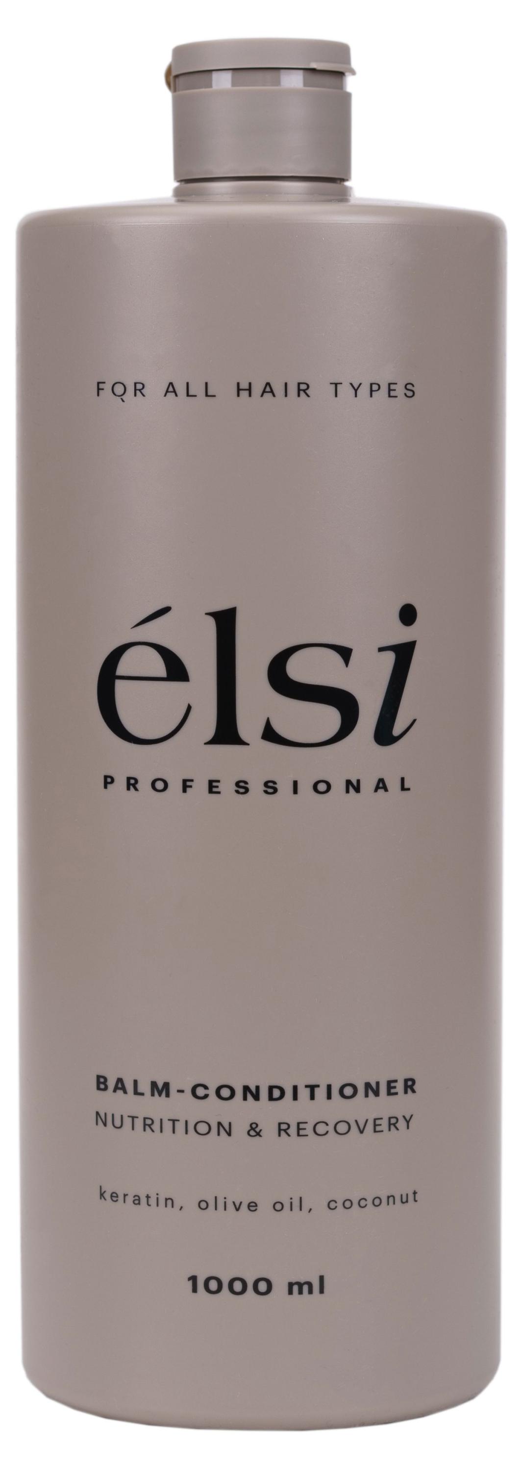 

Бальзам-кондиционер для волос Elsi Professional Nutrition & Recovery для питания и восстановления волос, 1 л