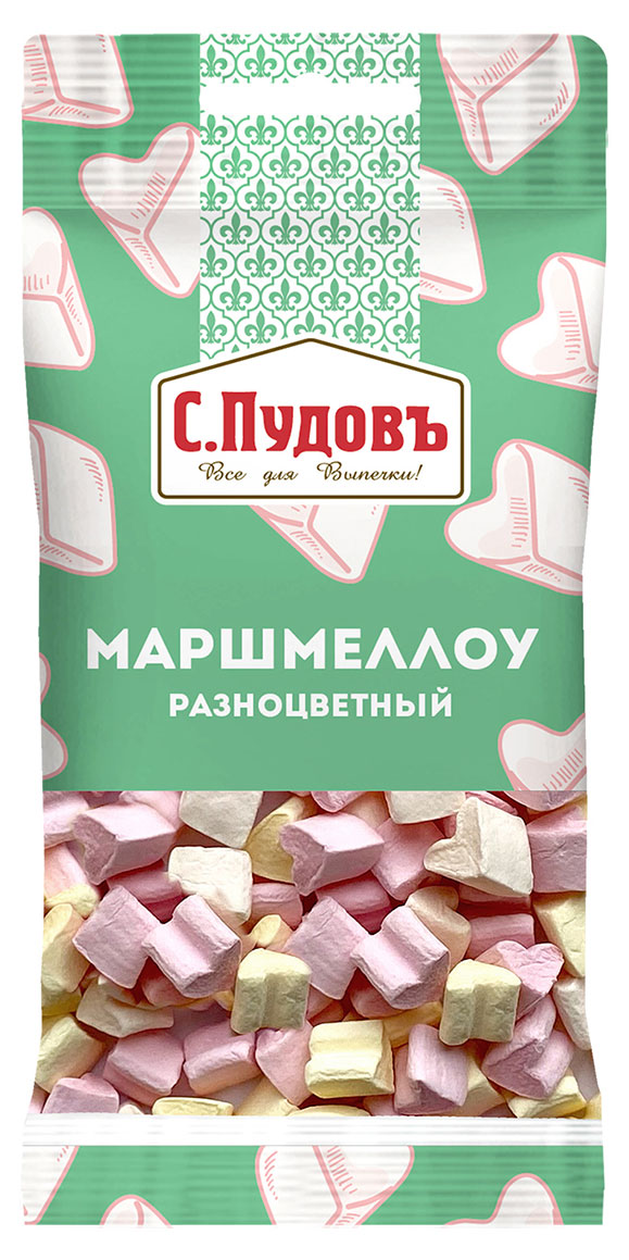 

Декор кондитерский С.Пудовъ Маршмеллоу разноцветный, 10 г