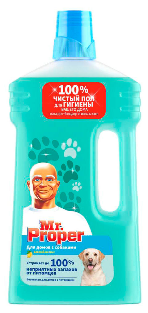 

Моющая жидкость для домов с питомцами Mr. Proper, 1 л