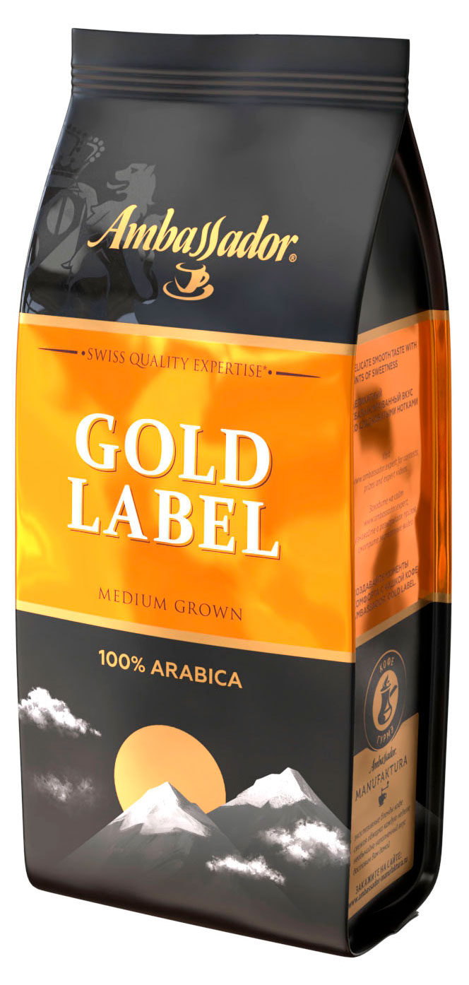 Изображение товара Кофе молотый Ambassador Gold Label, 200 г