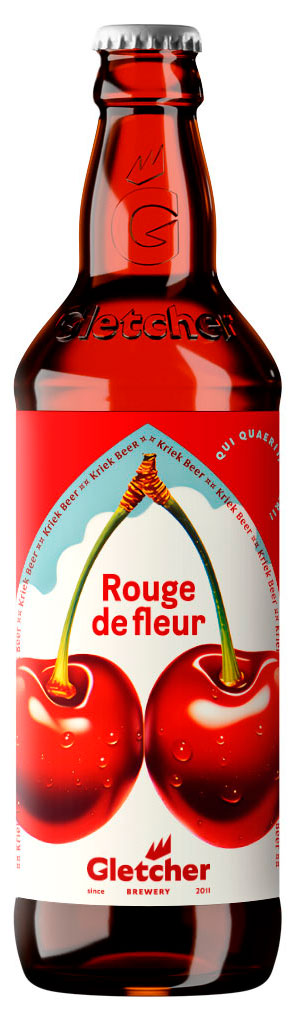 

Пиво Gletcher Rouge De Fleur светлое фильтрованное 3,8%, 500 мл