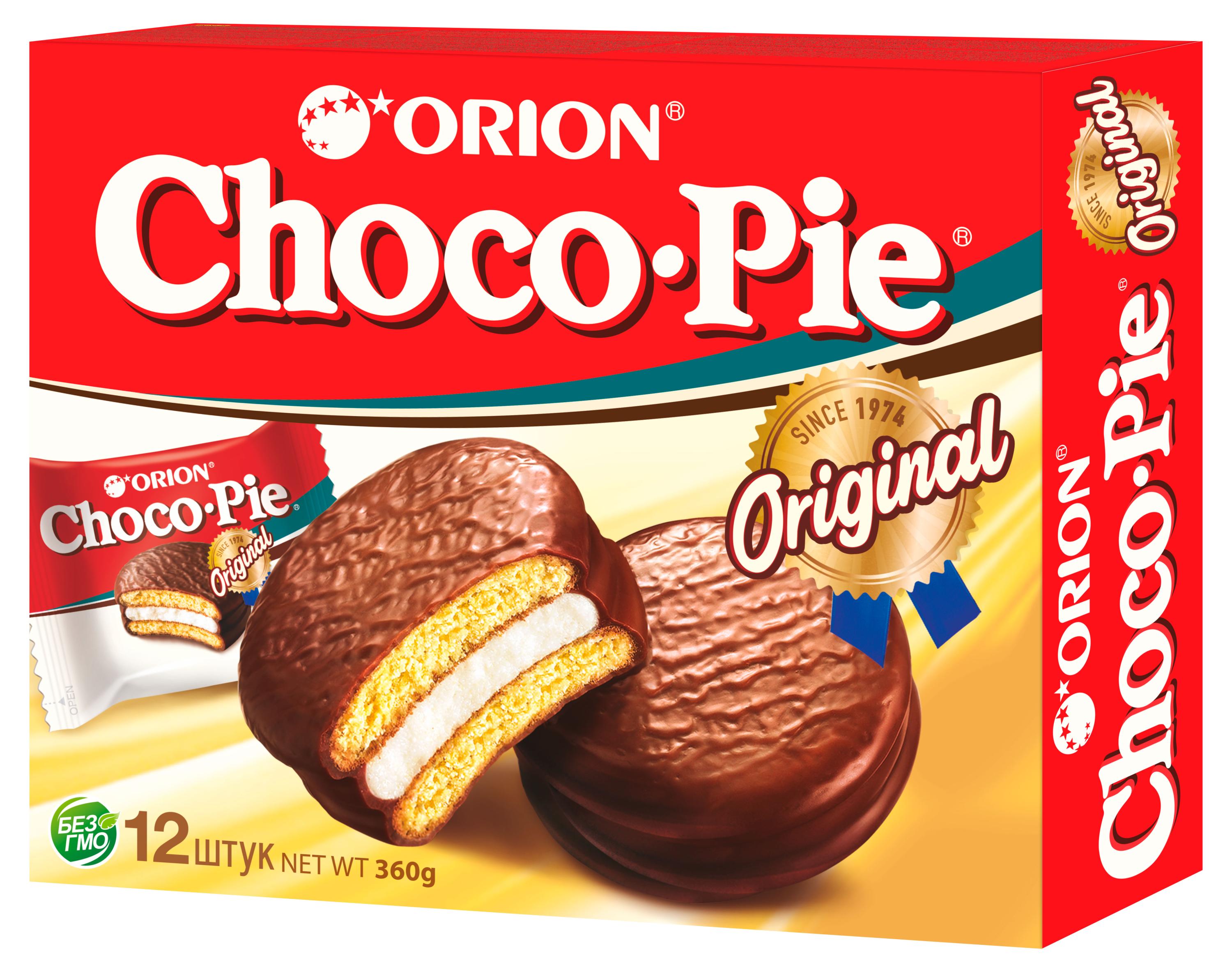 

Пирожное Orion Choco-Pie бисквитное, 360 г