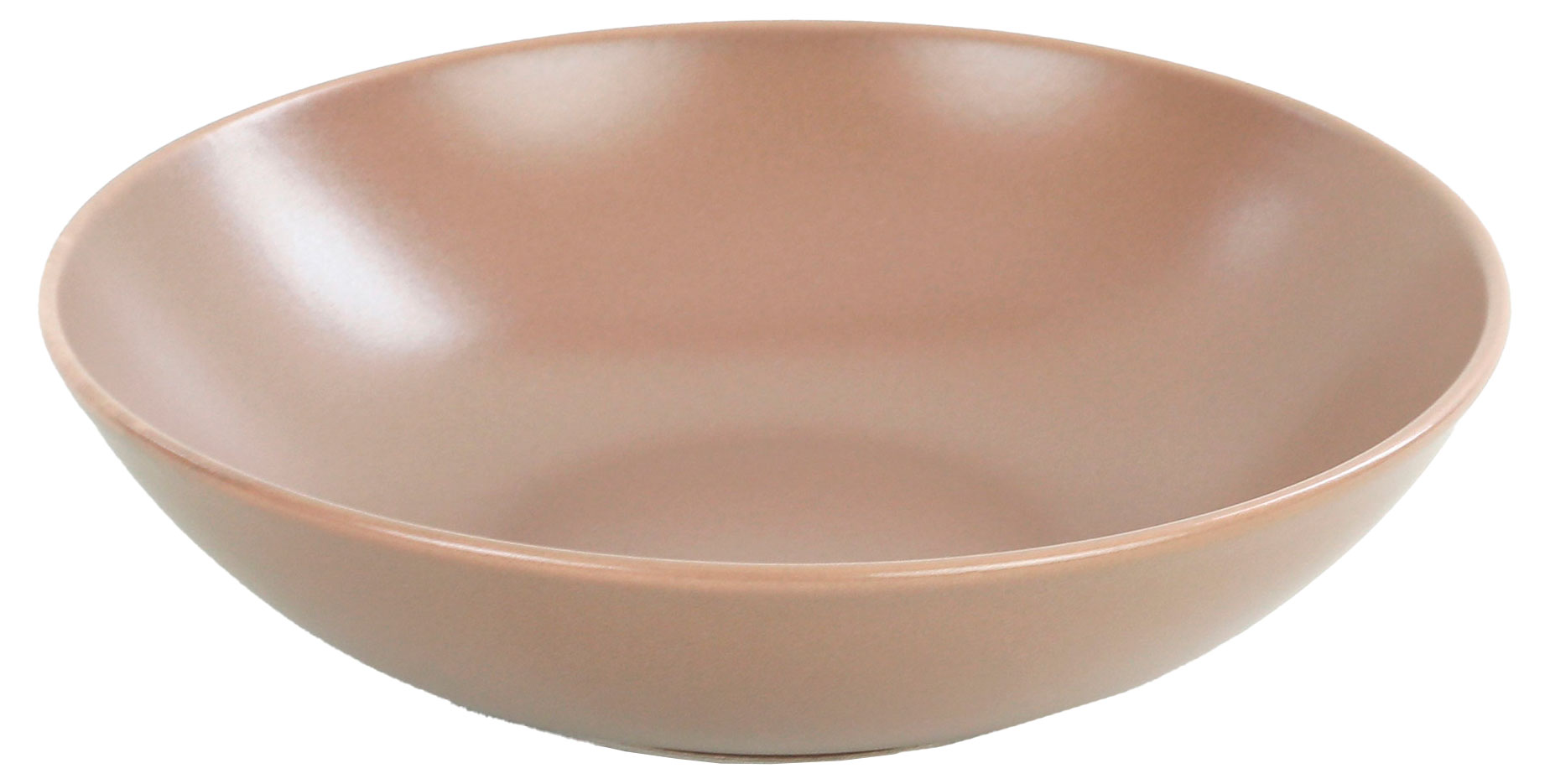 Изображение товара Тарелка суповая Keramika Alfa 22 см кофейный цвет бытовая керамика