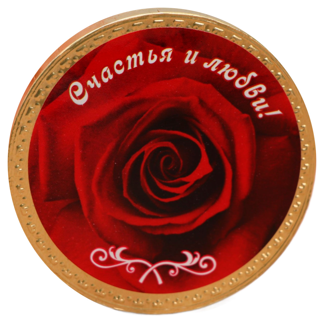 

Медаль шоколадная Шоколадный дом Цветы, 25 г