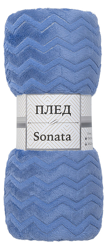 

Плед фланель Sonata синий, 200х220 см
