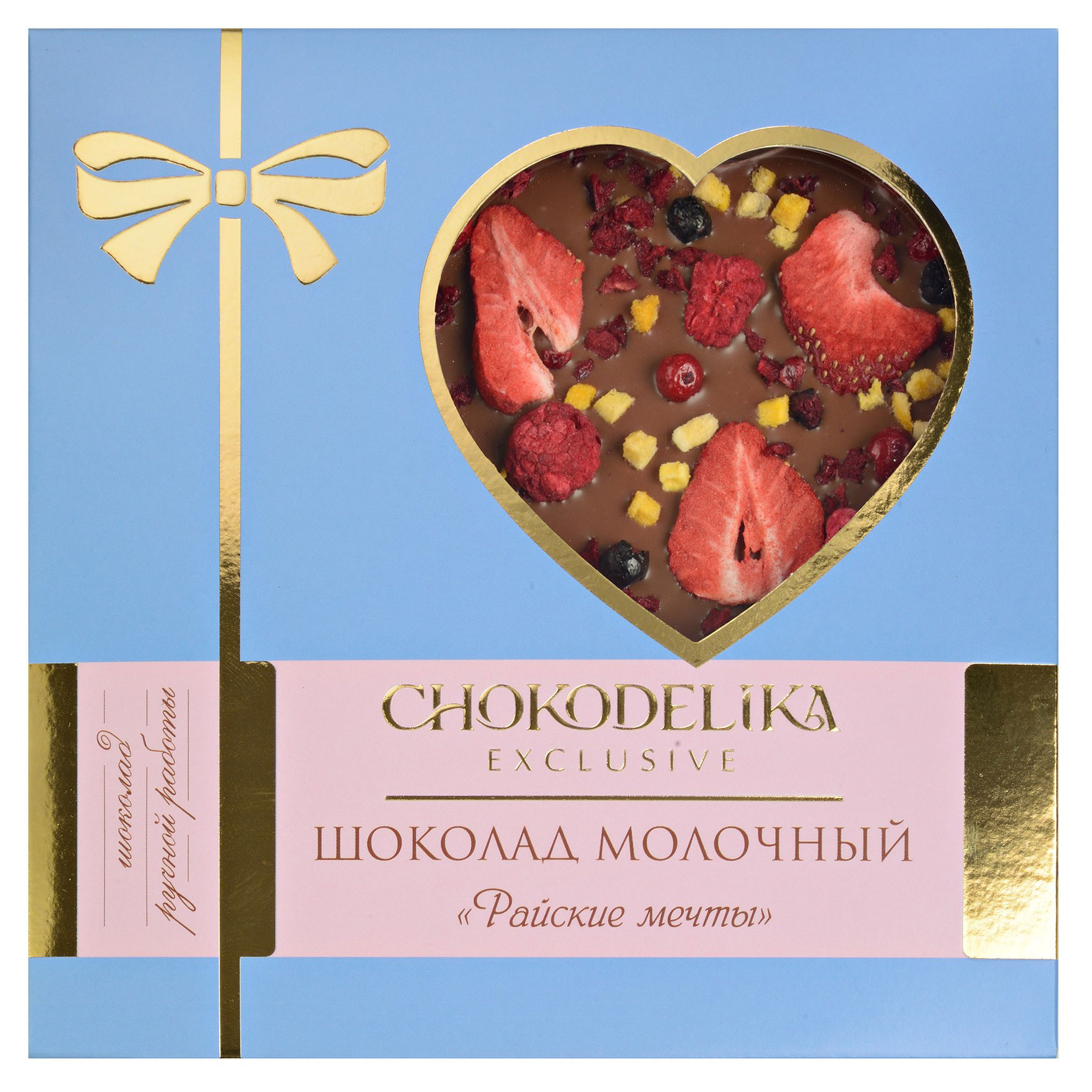 

Шоколад молочный Chokodelika Райские мечты, 150 г