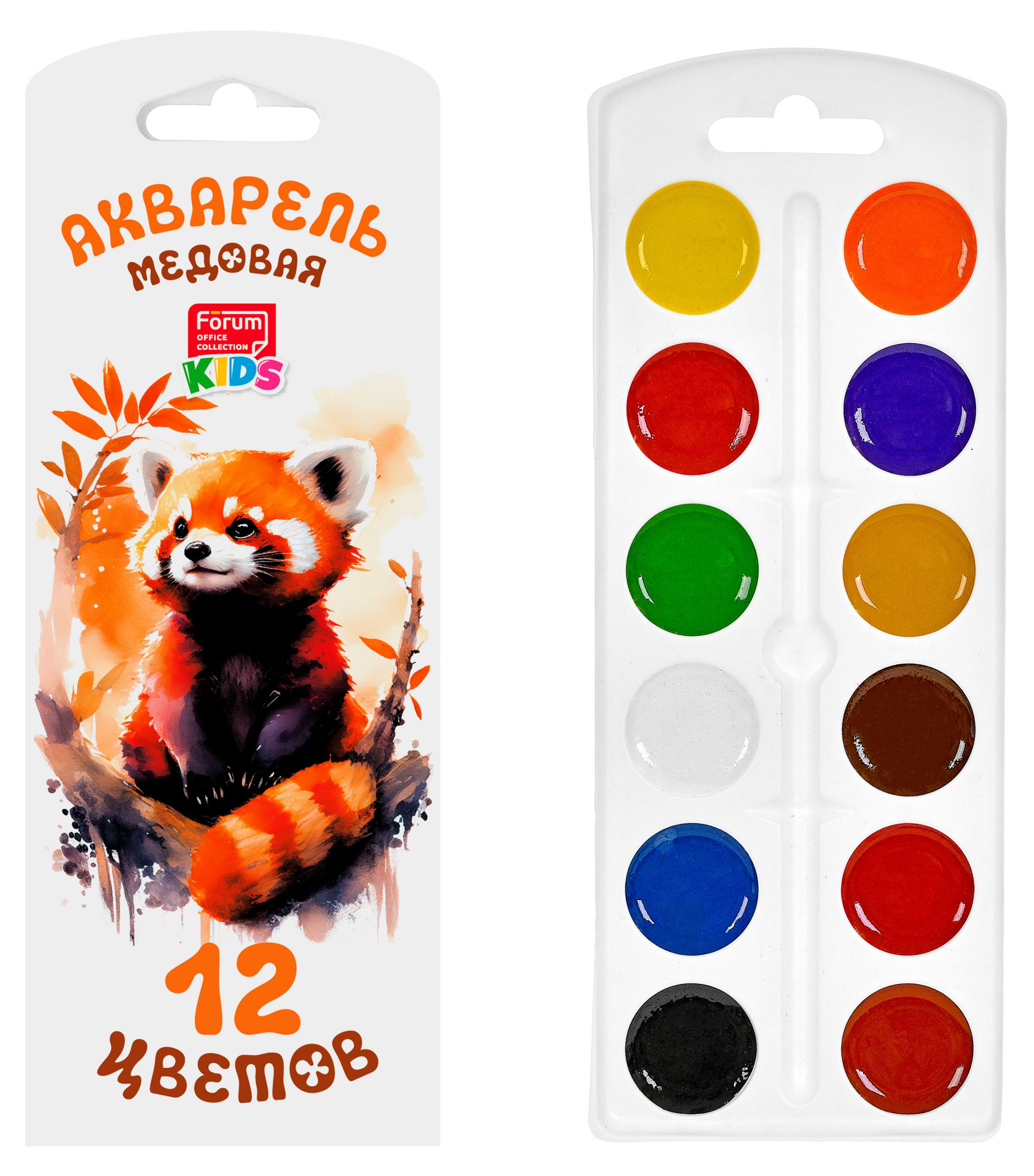 

Акварель медовая Forum Office Collection, 12 цветов