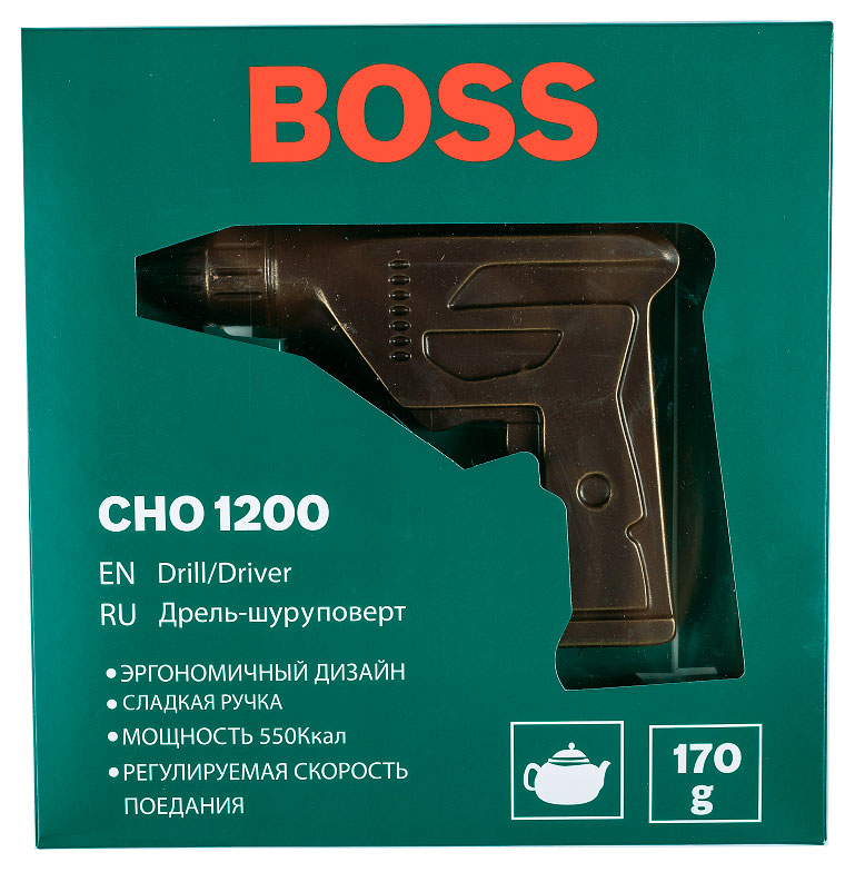

Шоколад фигурный Aztec Дрель BOSS, 170 г