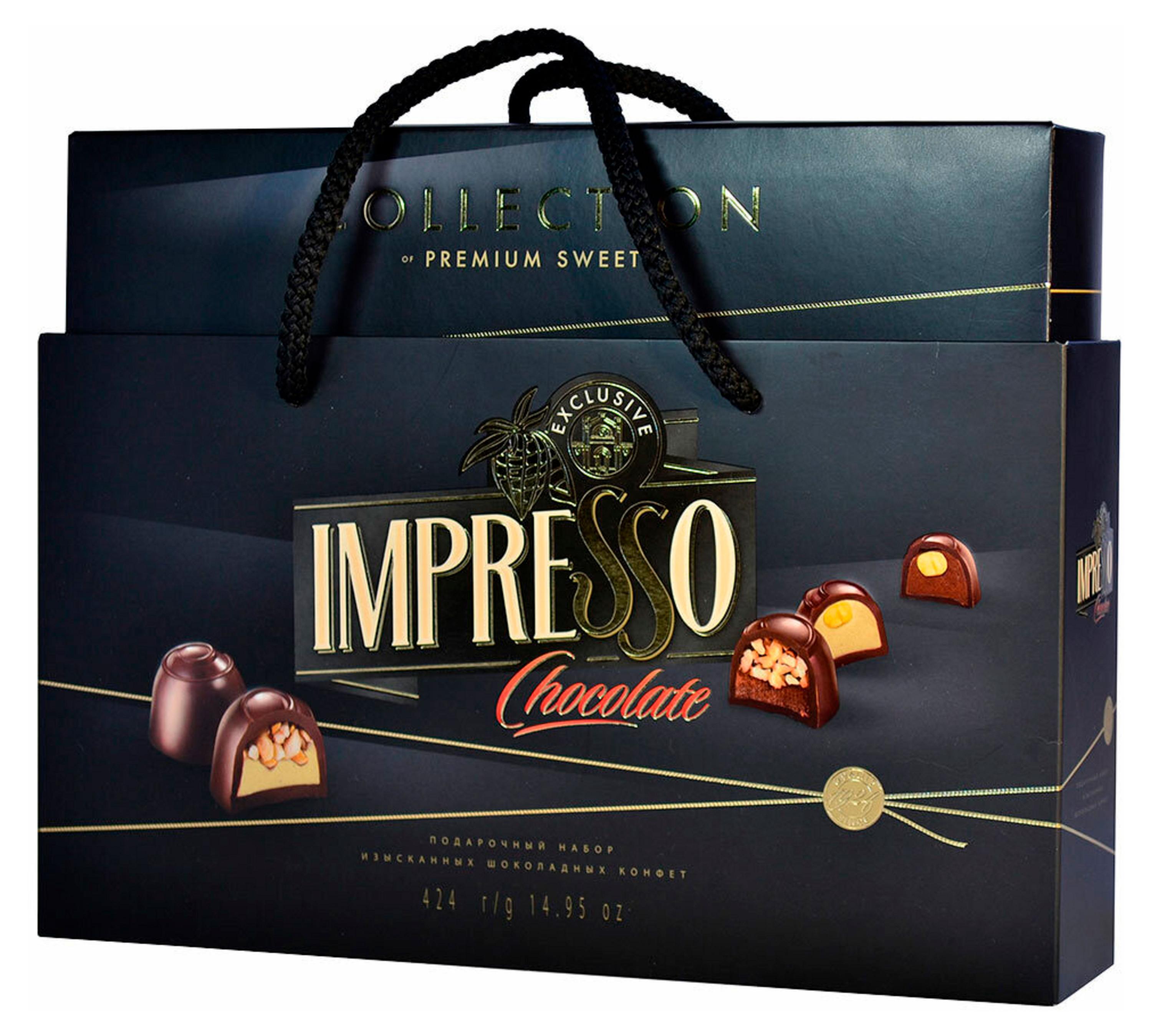 

Набор конфет Impresso шоколадное ассорти, 424 г