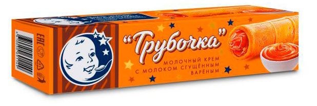 

Трубочка вафельная ЗГДиОП им .В.П.Пастухова с вареной сгущенкой ГОСТ, 30 г