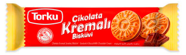 

Печенье-сэндвич Torku Favorimo с шоколадным кремом, 61 г
