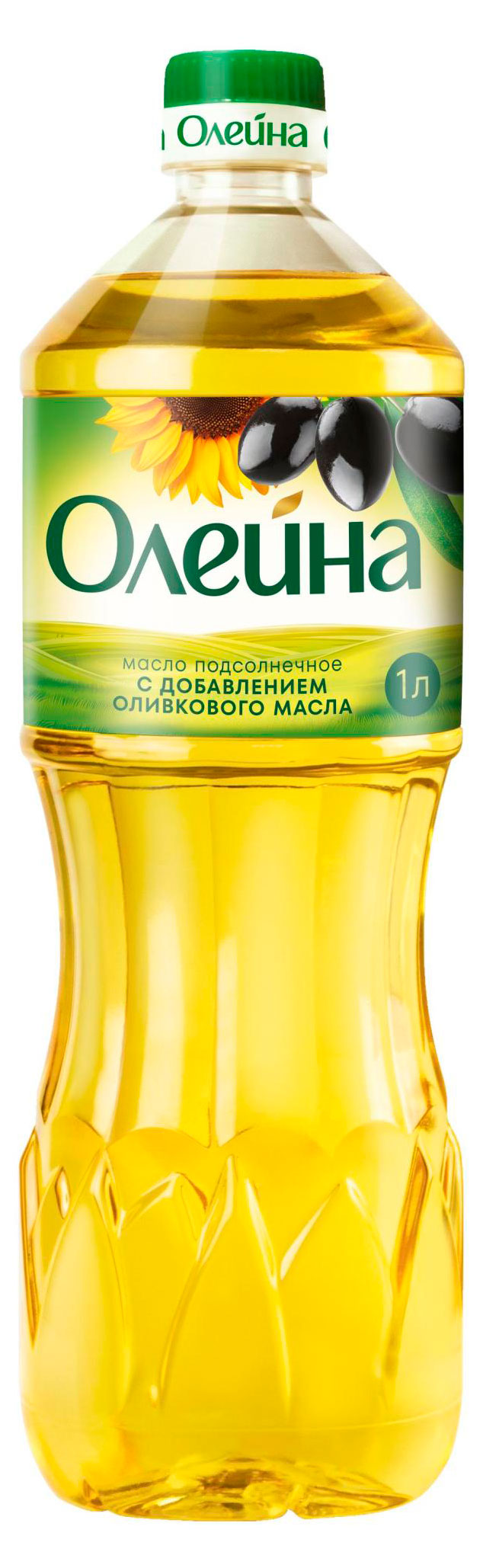 

Масло подсолнечное Олейна с добавлением оливкового масла, 1 л