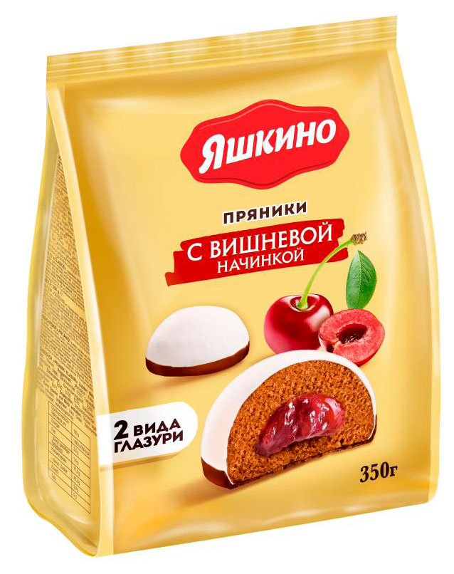 

Пряники Яшкино с вишневой начинкой, 350 г