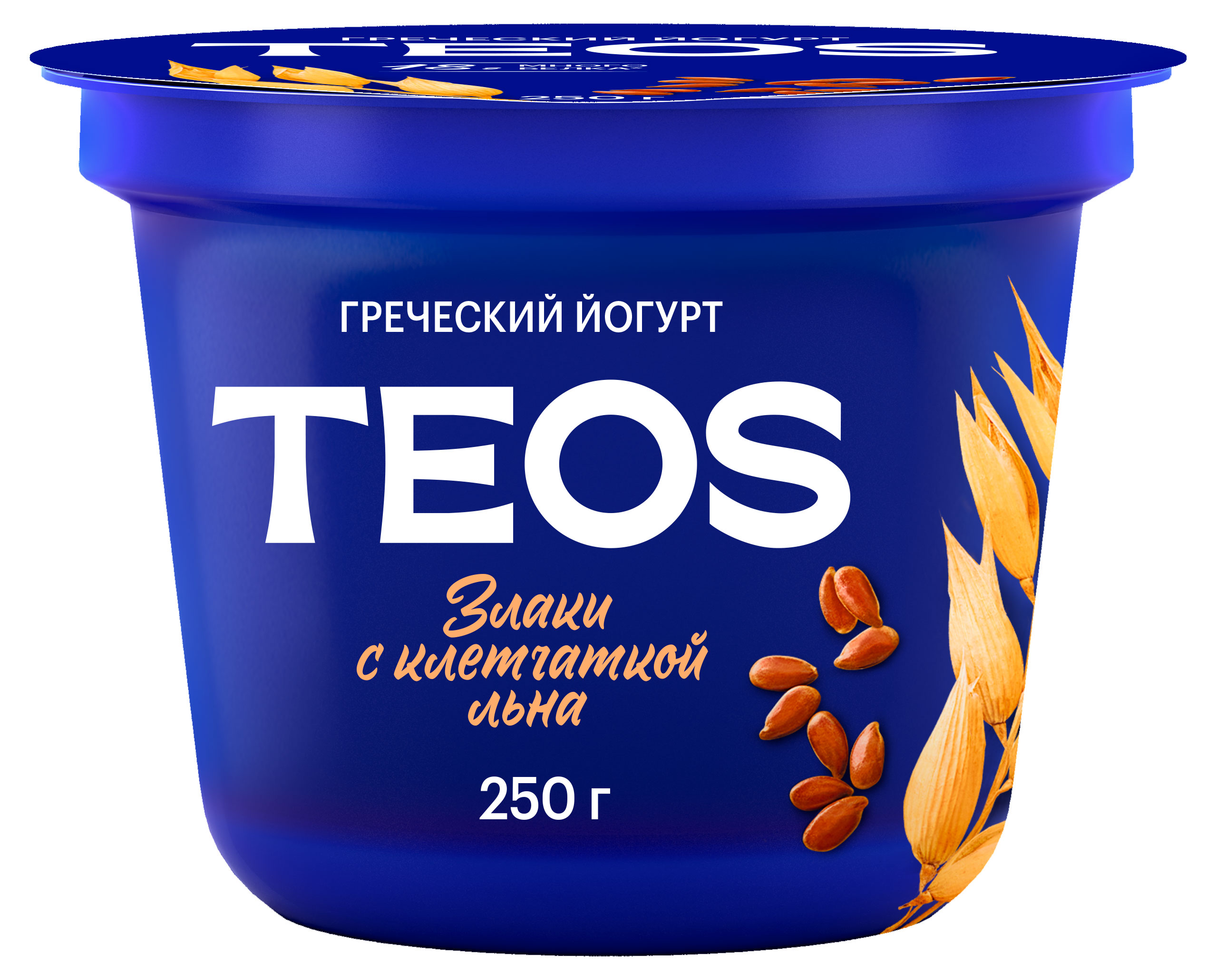 

Йогурт Савушкин Греческий Teos злаки с клетчаткой льна 2%, 250 г