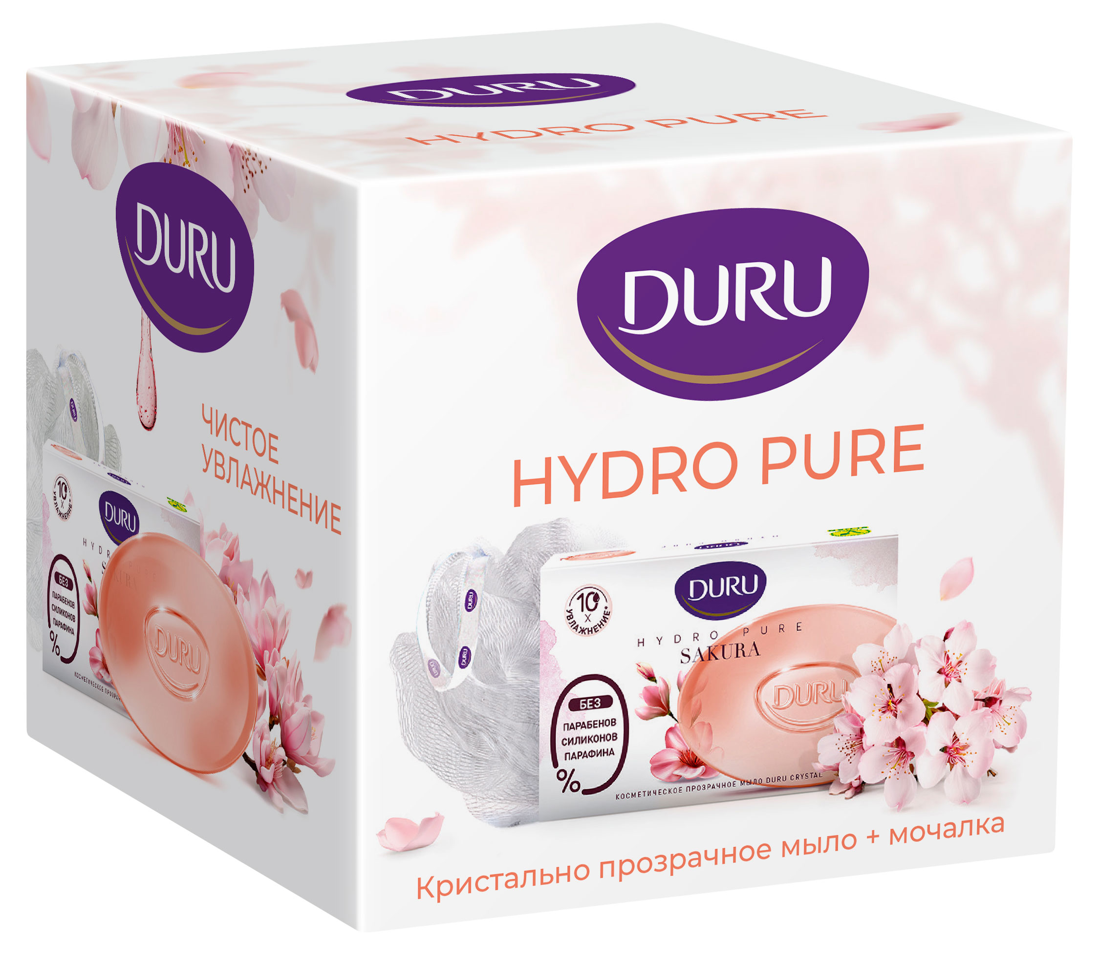 

Набор подарочный Duru Мыло, 106 г + мочалка в ассортименте