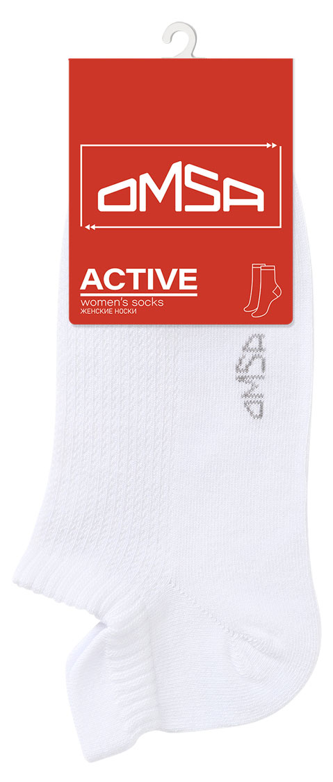 

Носки женские Omsa Active Укороченные Bianco, р. 35-38