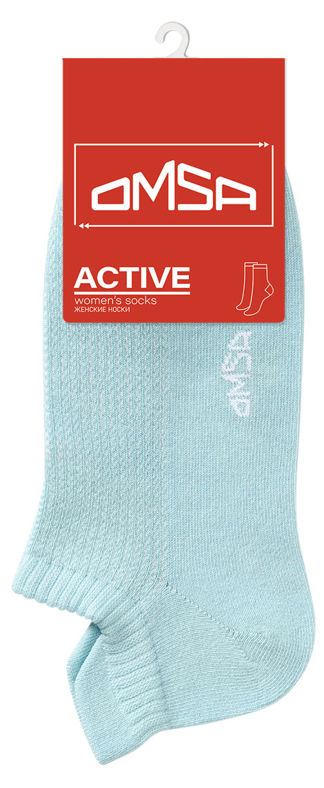 

Носки женские Omsa Active Укороченные Blu Chiaro, р. 35-38