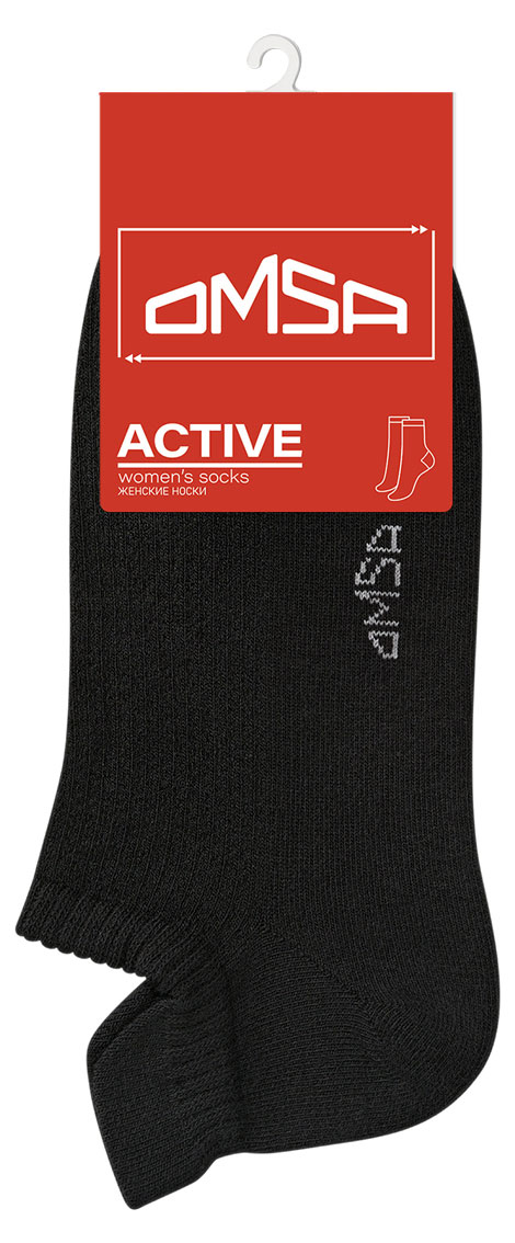 

Носки женские Omsa Active Укороченные Nero, р. 35-38