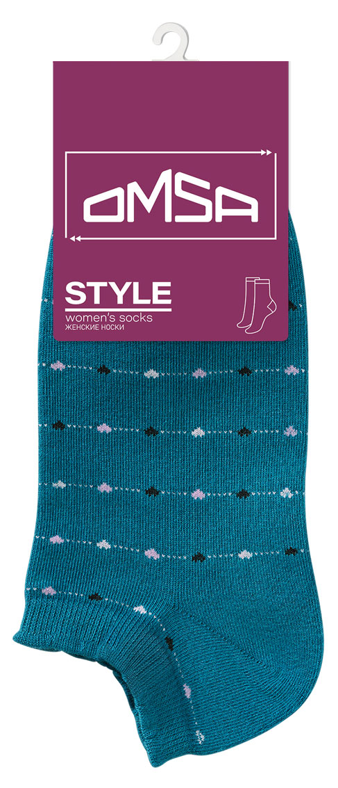 

Носки женские Omsa Style Укороченные Acqua, р. 35-38