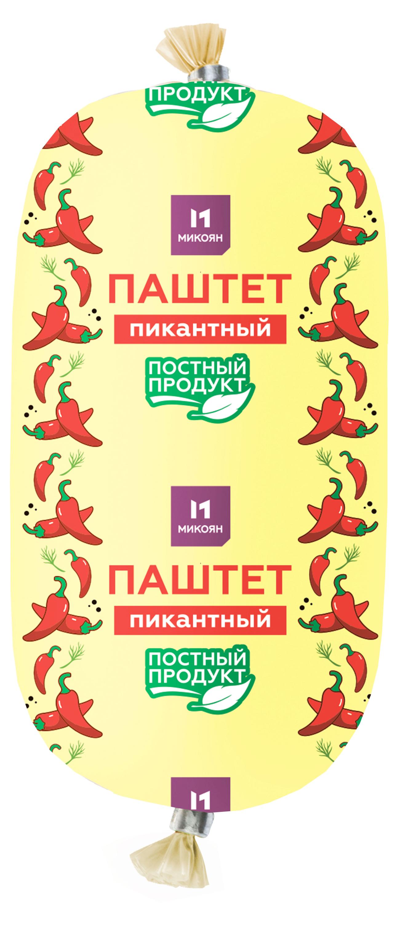 

Продукт растительный Микоян Паштет Пикантный постный, 150 г