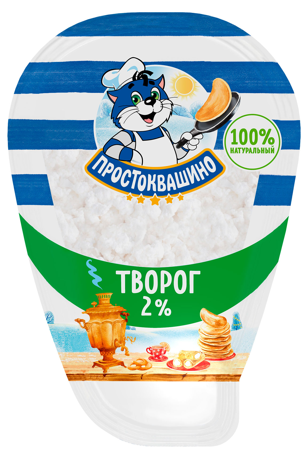 

Творог рассыпчатый Простоквашино низкокалорийный 2% БЗМЖ, 200 г