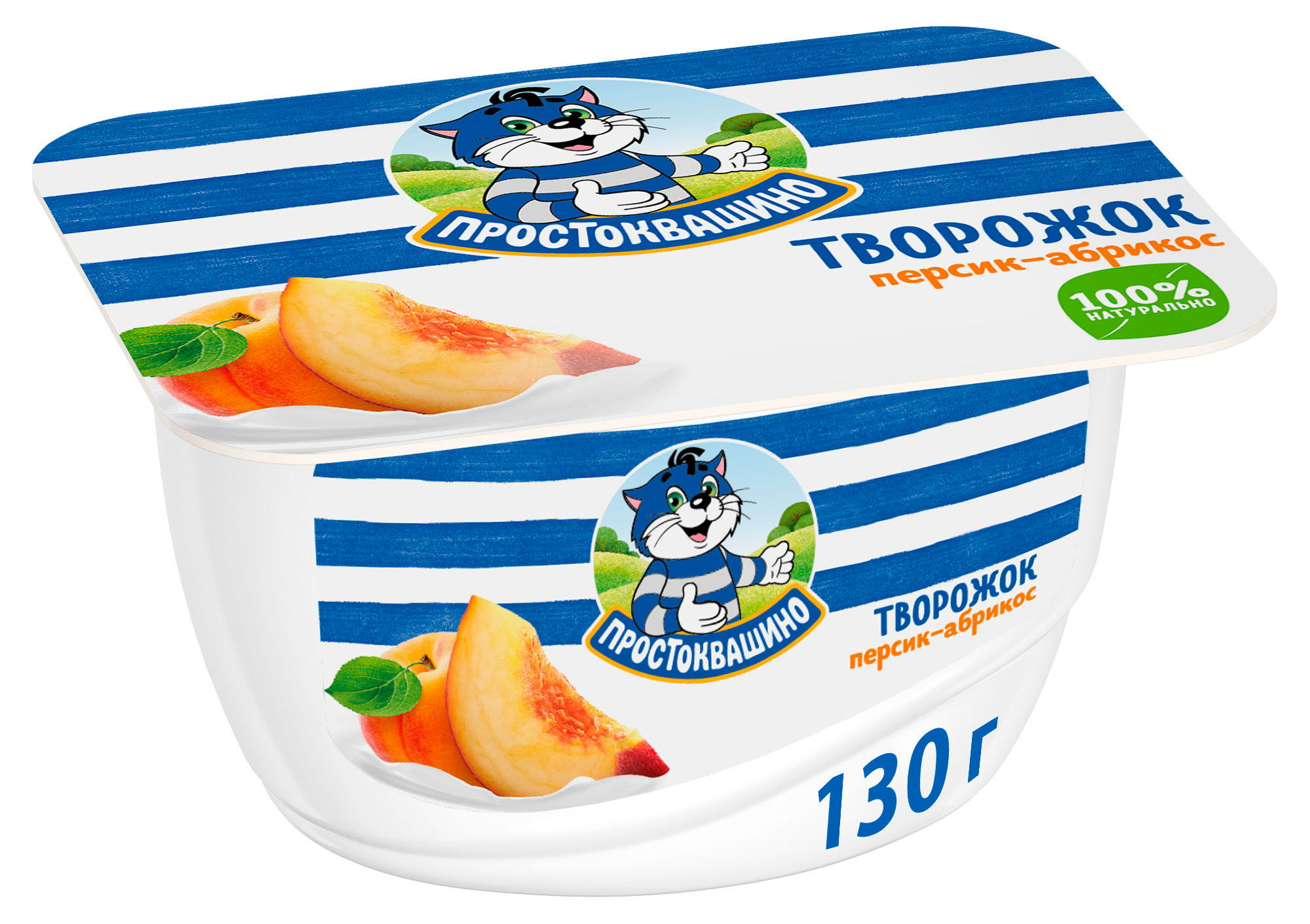 

Творожок Простоквашино с персиком и абрикосом 3,6% БЗМЖ, 130 г