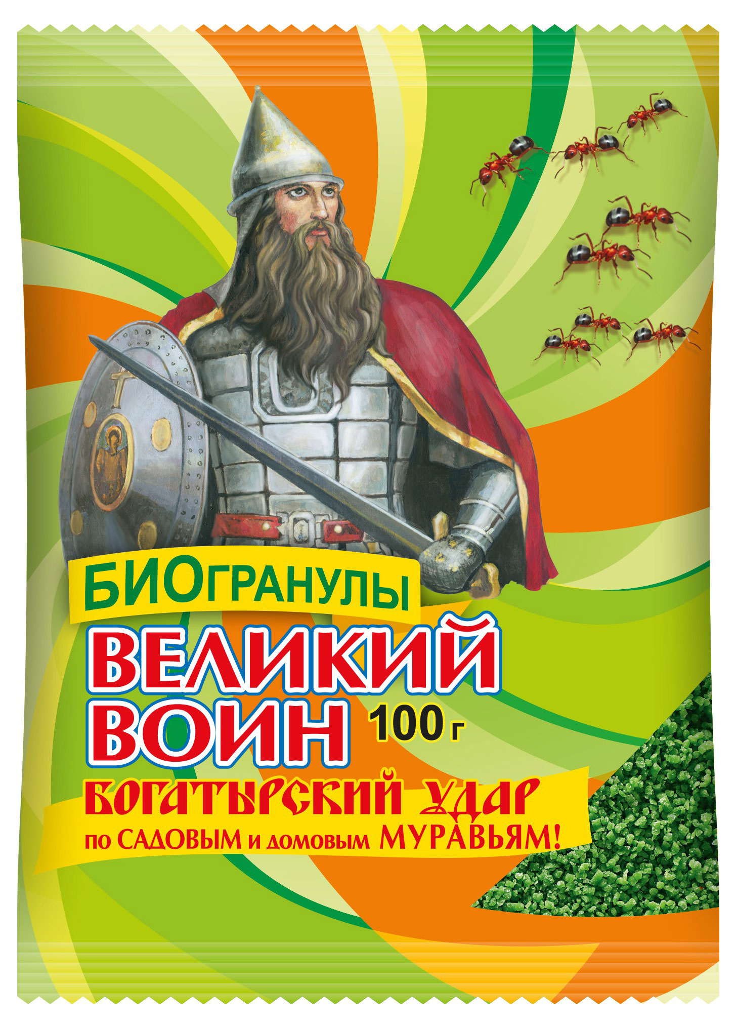 

Биогранулы от муравьев Великий воин, 100 г