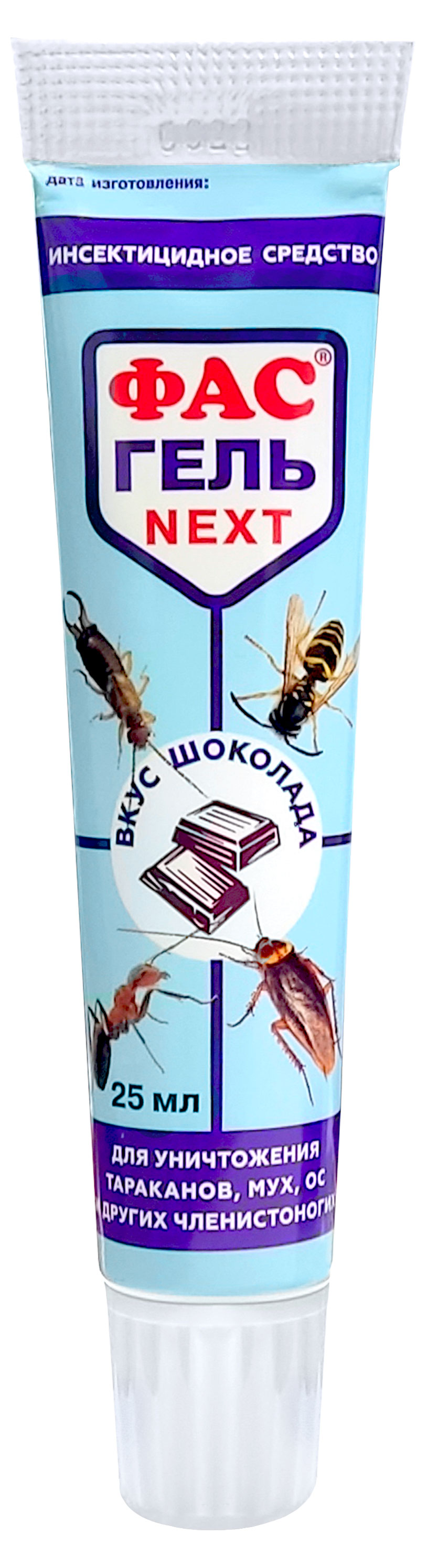 

Средство от тараканов, мух и других насекомых ФАС Next в тюбике, 25 г