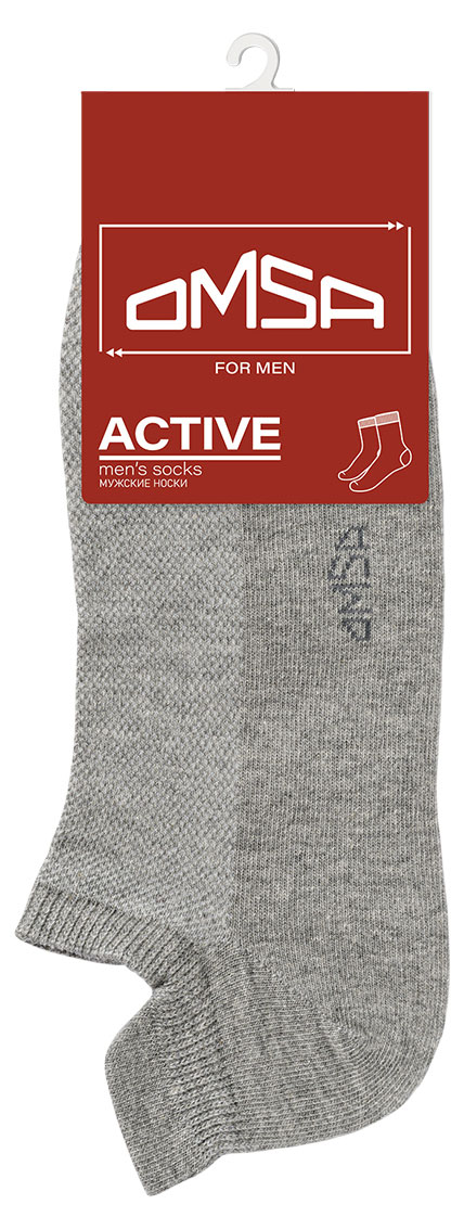 

Носки мужские Omsa Active Grigio Melange, р. 45-47
